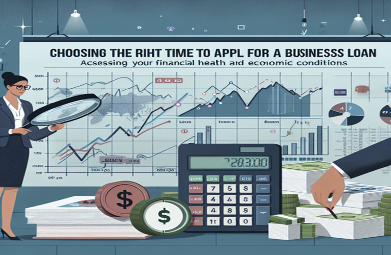 Choosing the right time to apply for a business loan: assessing your financial health and economic conditions