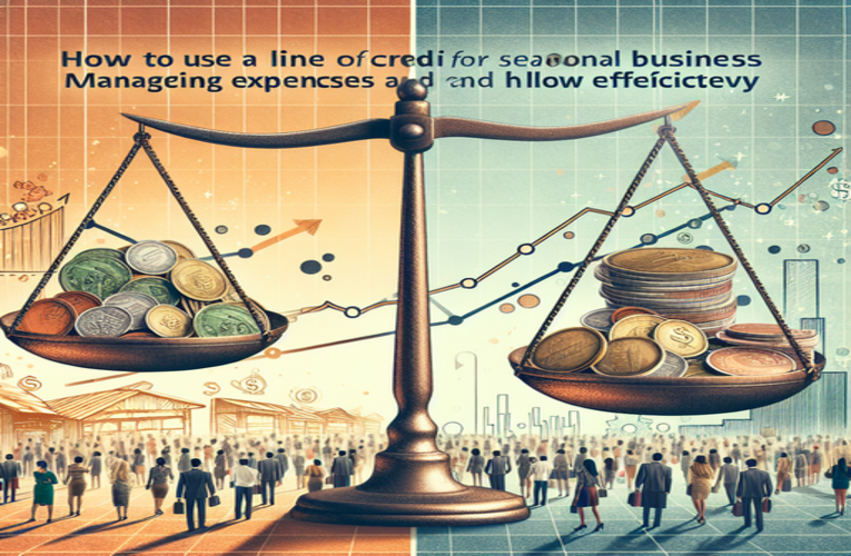 How to use a line of credit for seasonal businesses: managing expenses and cash flow effectively