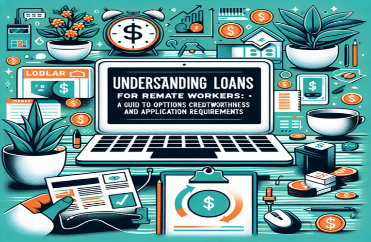 Understanding loans for remote workers: a guide to options creditworthiness and application requirements